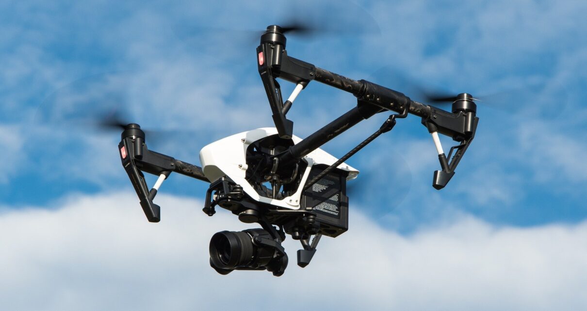 Kontrola dronami w Rzgowie